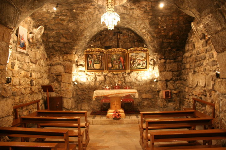 Home of Ananias of Damascus: The ancient underground Chapel of Saint ...