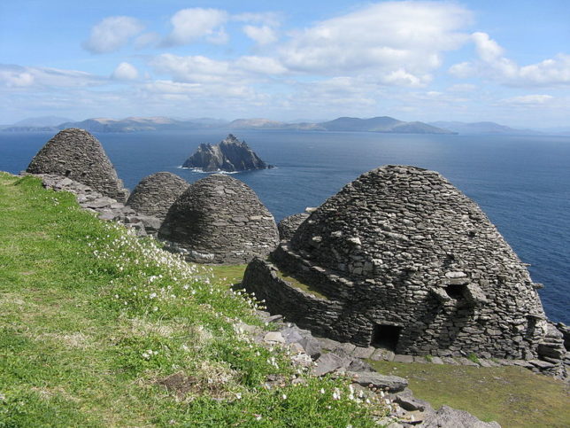 The rocky island of Skellig Michael: Home to one of the earliest ...