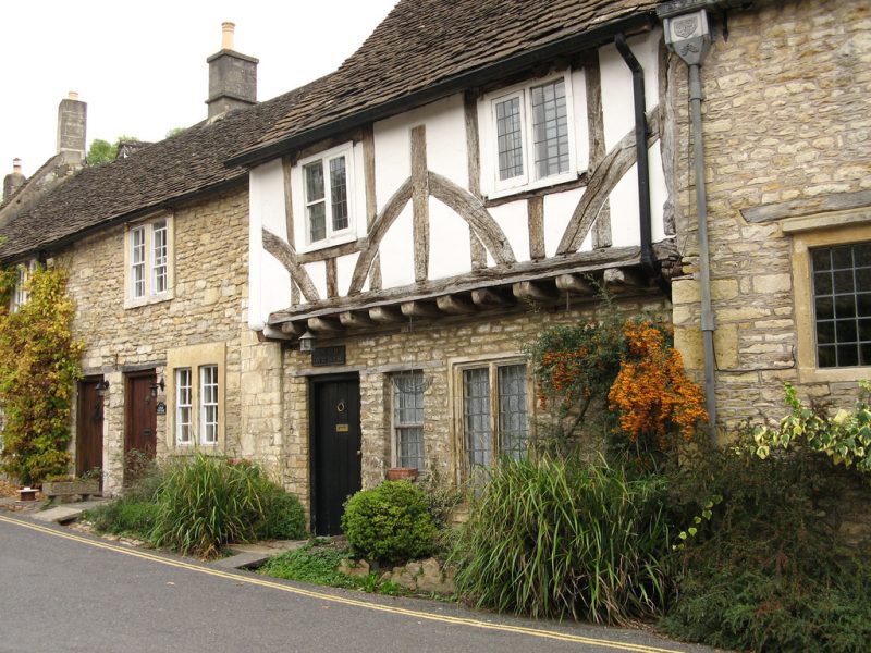 Castle Combe: a picturesque medieval village in England once center of ...