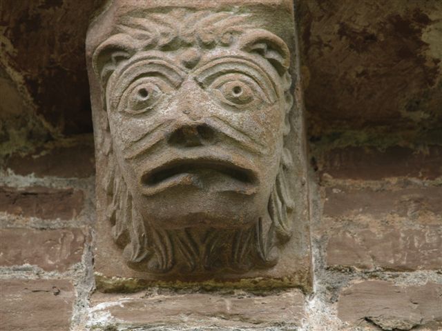 The remarkably preserved Kilpeck Church, one of the perfect Norman ...