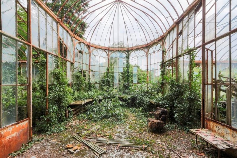 French photographer captures dilapidated places reclaimed by nature ...