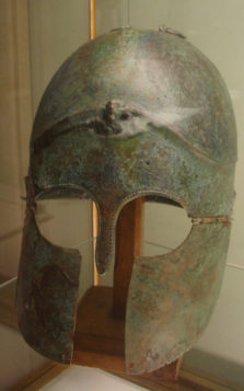 Corinthian helmet-the most popular helmet during the Archaic and Early ...