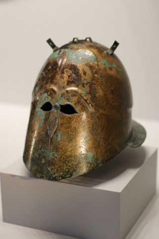 Corinthian helmet-the most popular helmet during the Archaic and Early ...