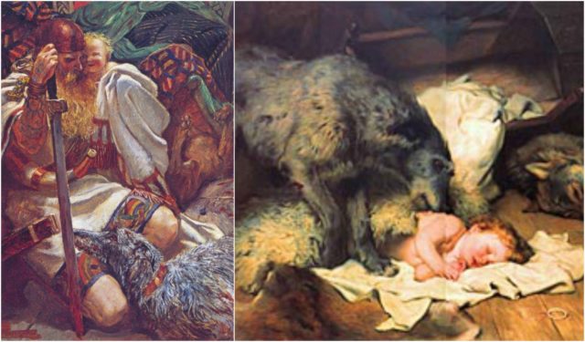 Gelert the brave dog from Welsh folklore who saved the life of