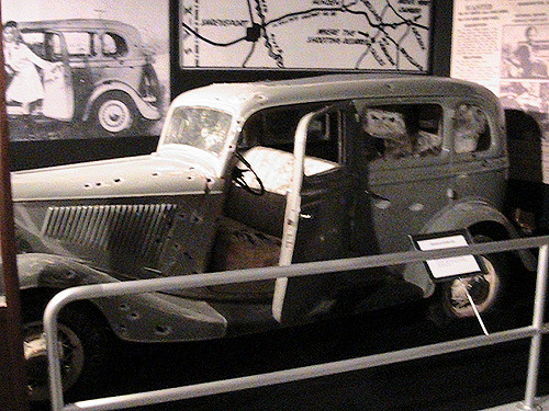 the real bonnie and clyde car