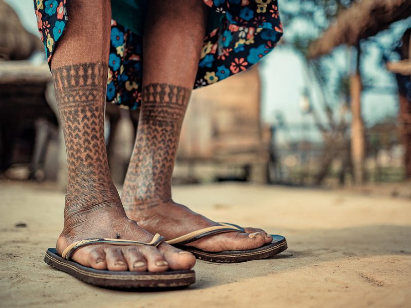 The Last Of The Tattooed Women Of The Tharu Tribe, Documented In ...