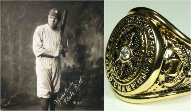 Me holding Babe Ruth's 1927 World Series ring today :) : r/baseball