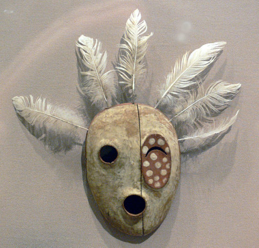 Beautiful examples of expressive shamanic ritual masks made by the Yup ...