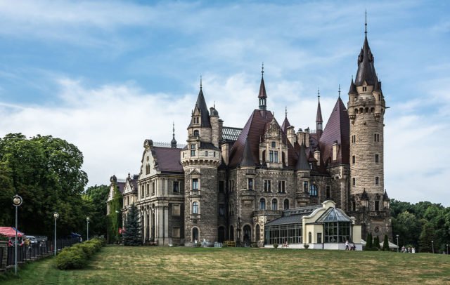 The Moszna Castle in Poland is one of the most magnificent castles in ...