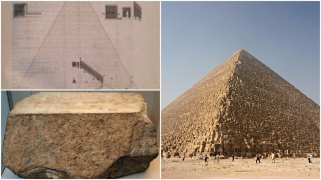 The Great Pyramid of Giza was once covered in highly polished