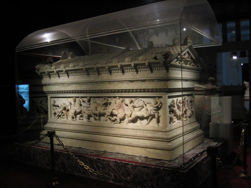 Alexander Sarcophagus, one of the most remarkable examples of ...