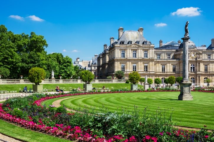 Jardin du Luxembourg, a beautiful garden in Paris, commissioned by ...