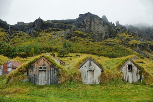 Icelandic turf houses: eco-friendly homes, built on lava stones, date ...