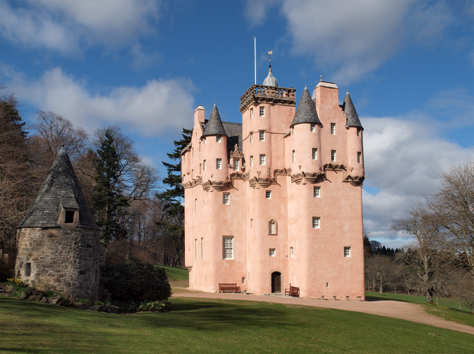 The pink Scottish castle said to have inspired Walt Disney