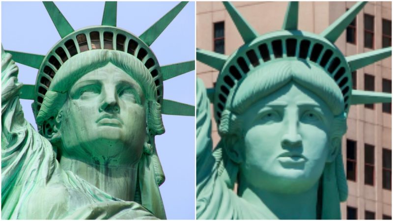 Statue of Liberty confused with Las Vegas impostor by US postal service