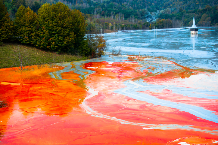 Eerie Pictures of the Romanian Village Swallowed by Toxic Sludge | The ...