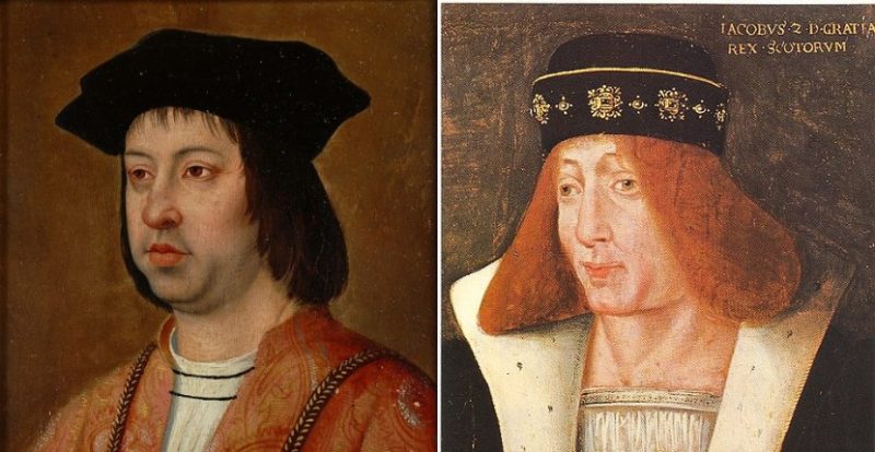 medieval royal family portrait