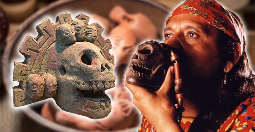 Aztec Death Whistle: A whistle that sounds like a human scream!