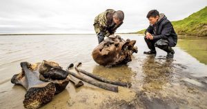 woolly mammoth siberian lake