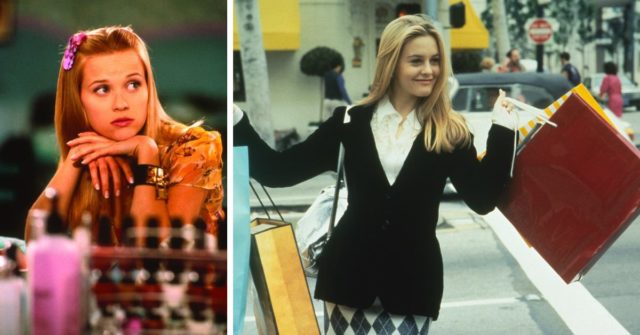 Reese Witherspoon as Elle Woods in 'Legally Blonde' + Alicia Silverstone as Cher in 'Clueless'