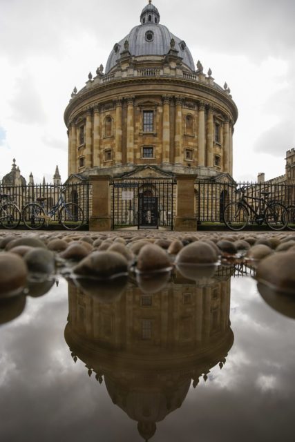 Exterior of Bodleian Library at the University of Oxford 