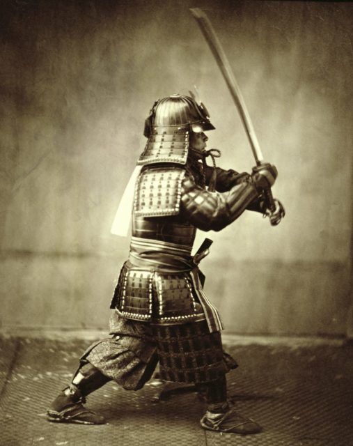 Portrait of a samurai