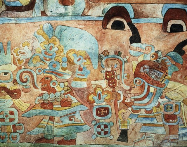 Wall painting of the Temple of the Jaguars