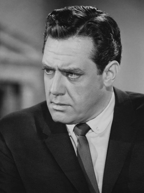 Raymond Burr, Publicity Portrait for CBS TV Show, "Perry Mason", 1960's. 