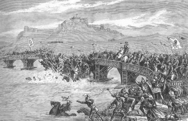 Illustration of the Battle of Stirling Bridge