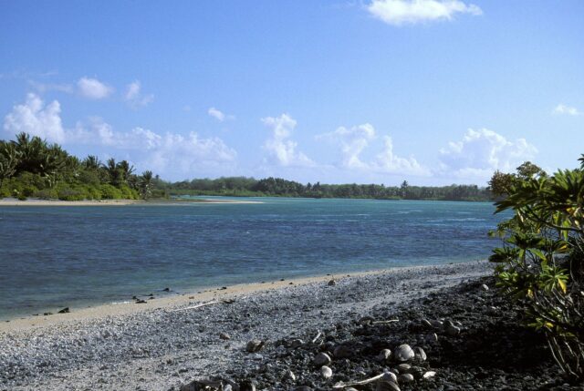 View from the coast of Gardner Island, also known as Nikumaroro