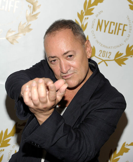 Ángel Salazar standing on a red carpet