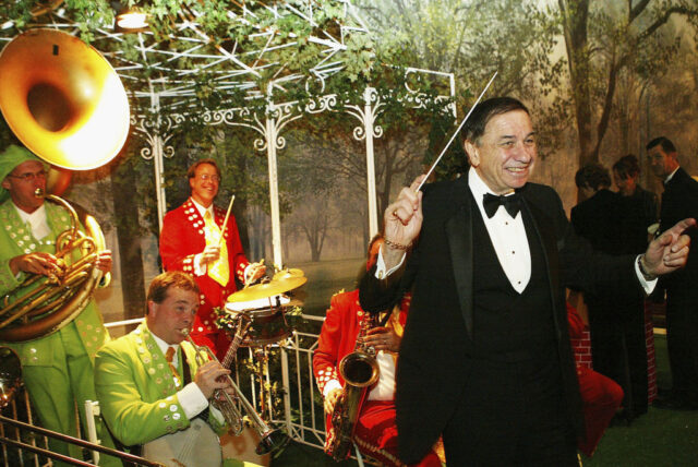 Richard Sherman conducting a band
