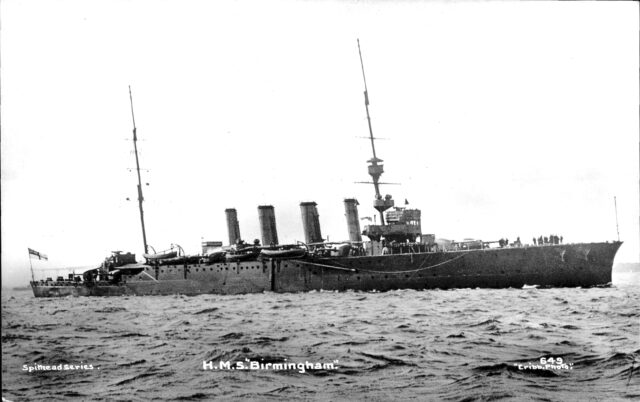 The HMS Birmingham.