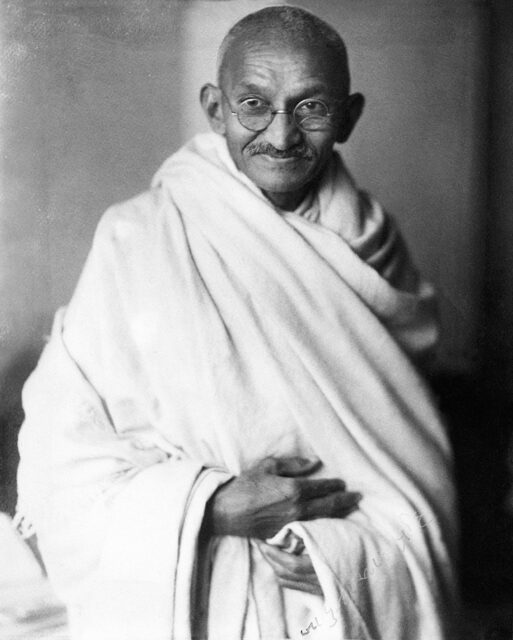 Portrait of Mahatma Gandhi