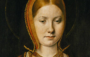 Portrait of Catherine of Aragon.