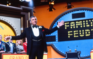 Robert Dawson on the set of 'Family Feud.'