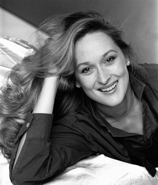 Portrait of Meryl Streep.