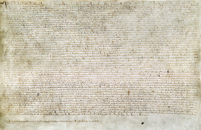 The Magna Carta.