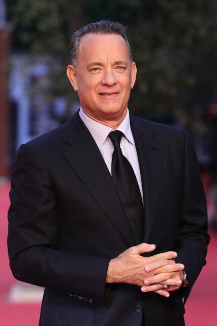 Tom Hanks on a red carpet.