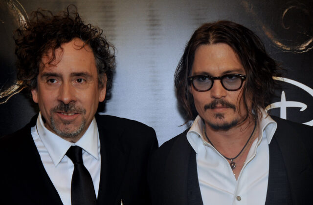 Headshot of Tim Burton and Johnny Depp.