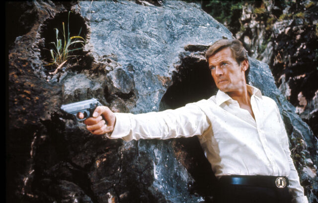 Roger Moore as James Bond in 'The Man With The Golden Gun'