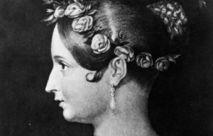 Profile illustration of Princess Victoria.