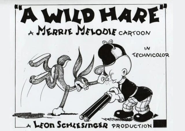 Poster of the "Wild Hare" animation short.