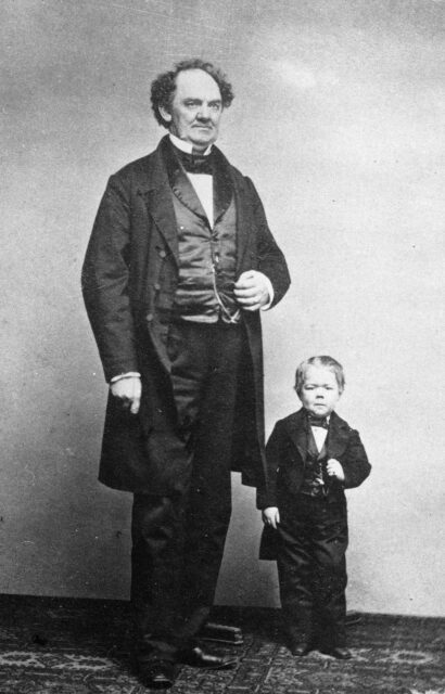 P.T. Barnum and Commodore Nutt.