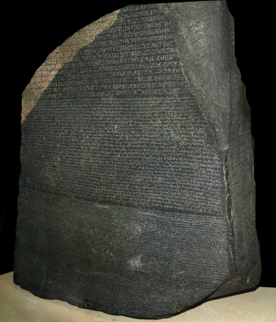 The Rosetta Stone.