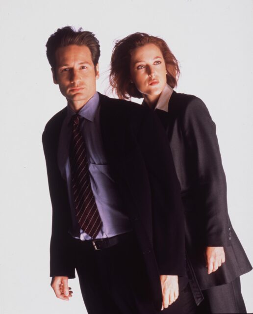 David Duchovny and Gillian Anderson.