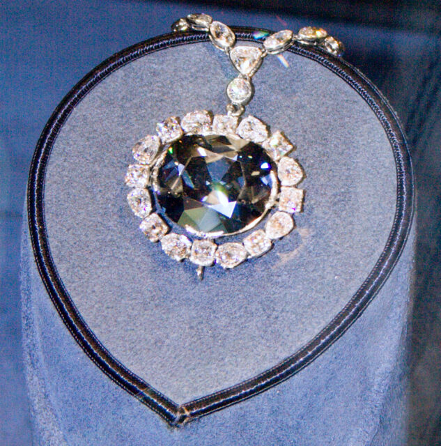 Hope Diamond on display