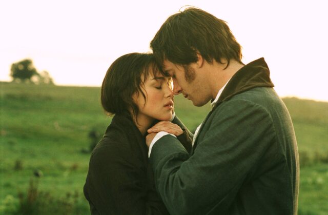 Keira Knightly and Matthew Macfadyen as Elizabeth Bennet and Mr. Darcy in 'Pride & Prejudice'