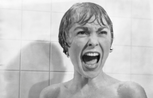 Janet Leigh screaming.