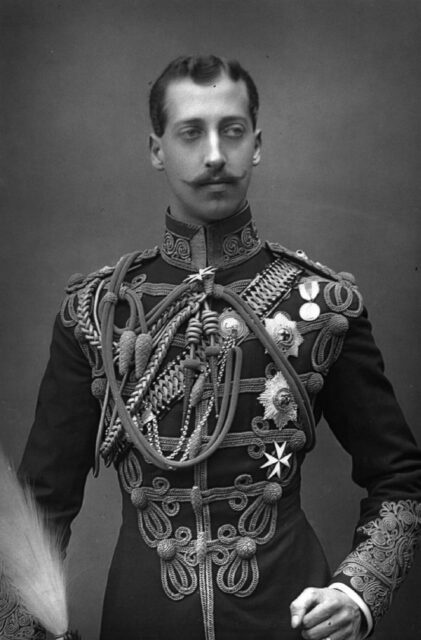 Portrait of Prince Albert Victor.